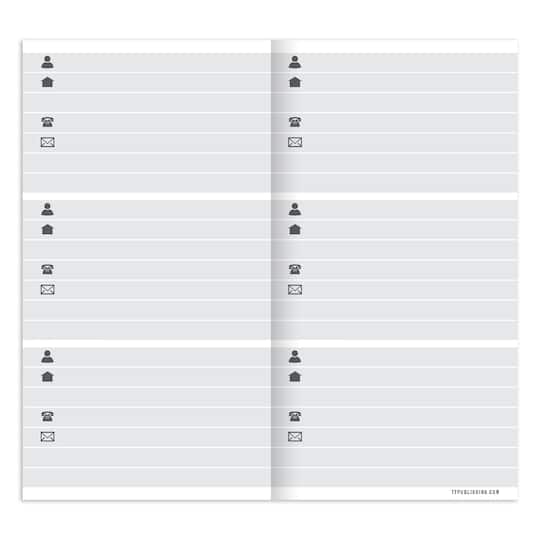 TF Publishing Michigan Address Book